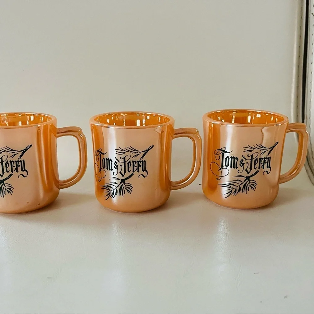 Fire King Orange Mugs Set of 3 - Picture 1 of 13